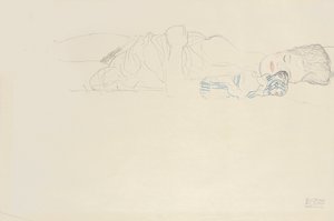 Demi-nu Allongé à Droite, vers 1914-15
