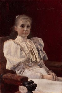 Jeune fille assise