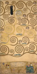 Esquisses pour la frise du Palais Stoclet à Bruxelles, Belgique (aquarelle et crayon sur papier) - Gustav Klimt