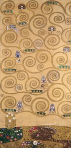 Esquisses pour la frise du Palais Stoclet à Bruxelles, Belgique (aquarelle et crayon sur papier) - Gustav Klimt
