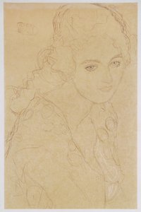 Étude pour le tableau Portrait Ria Munk III - Gustav Klimt