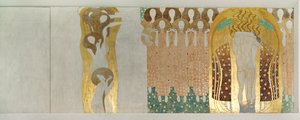 La frise Beethoven, détail - Gustav Klimt