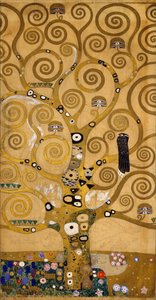 Arbre de Vie (Frise Stoclet) détail du côté gauche, c.1905-09 - Gustav Klimt