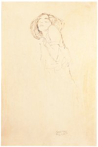 Femme de Gauche - Gustav Klimt