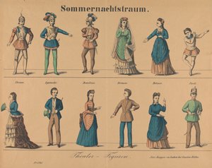 "Sommernachtstraum": Figures de théâtre - Gustav Kühn