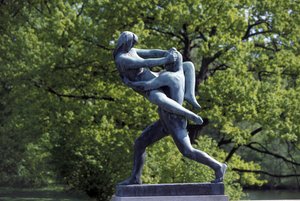 Sculpture, Frognerparken, Oslo, Norvège, Europe - Gustav Vigeland