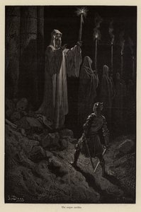 Les bougies du cadavre (gravure)