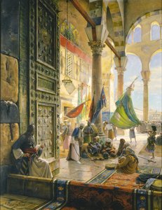 Cour de la mosquée des Omeyyades, Damas - Gustave Bauernfeind