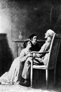 La mort de Jean Valjean, illustration de 