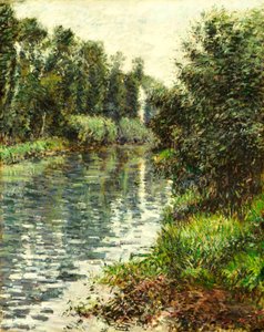 Une petite branche de la Seine, Argenteuil, 1888-90 - Gustave Caillebotte
