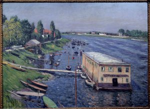 Garage à bateaux à Argenteuil - Gustave Caillebotte
