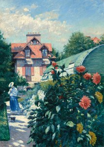 Dahlias, Jardin à Petit Gennevilliers, 1893 - Gustave Caillebotte