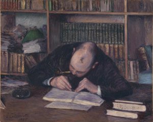 Portrait du libraire E. J. Fontaine, 1885 - Gustave Caillebotte
