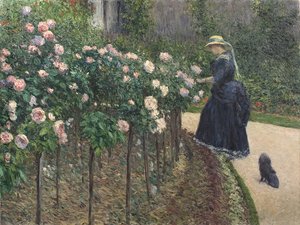 Roses, Jardin à Petit Gennevilliers - Gustave Caillebotte