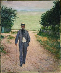 Promeneur au bord de la mer, 1885 - Gustave Caillebotte