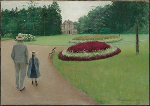 Le Parc de la Propriété Caillebotte à Yerres, 1875 - Gustave Caillebotte