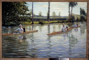 Les périssoires. Peinture par Gustave Caillebotte - Gustave Caillebotte