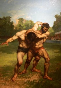 Gustave Courbet - Lutteurs