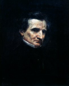 Hector Berlioz, compositeur romantique français, 1850 - Gustave Courbet