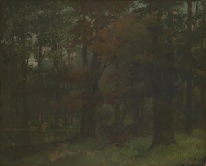 Dans la forêt - Gustave Courbet