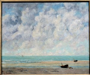 La mer par temps calme - Gustave Courbet