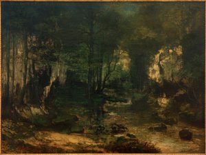 Le Ruisseau du Puits-Noir, vallée de la Loue - Gustave Courbet