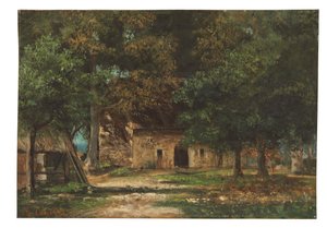 Le jardin de la Mère Toutain à Honfleur - Gustave Courbet