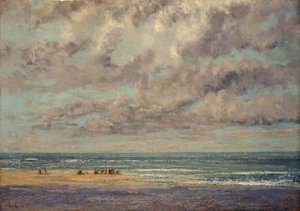 Marine - Les Équilleurs - Gustave Courbet