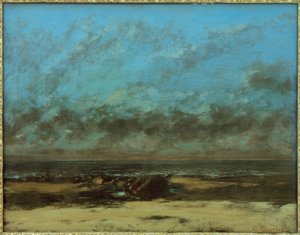 Marine, marée basse - Gustave Courbet