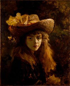 Portrait de la jeune fille - Gustave Courbet