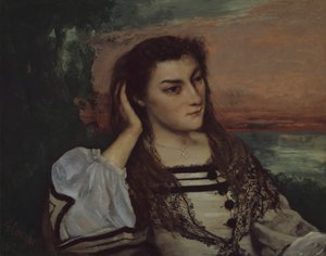 Rêverie Portrait de Gabrielle Borreau, 1862