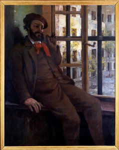 Autoportrait à Saint-Pélagie - Gustave Courbet