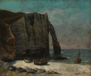 La Falaise à Étretat, après 1872 - Gustave Courbet