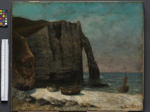 La falaise à Étretat, après 1872