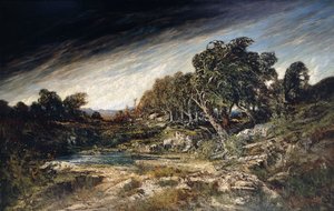 La Rafale de Vent, c.1855 - Gustave Courbet