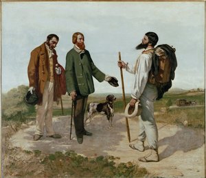 La Rencontre ou Bonjour monsieur Courbet - Gustave Courbet