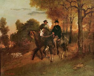 Le retour de la chasse, 1857 - Gustave Courbet