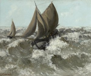 Le voilier - Gustave Courbet