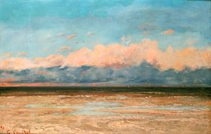 La mer à Palavas, 1870 - Gustave Courbet