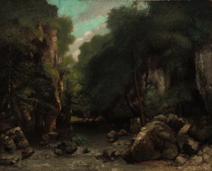The Valley of Les Puits-Noir - Gustave Courbet