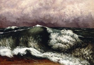 La vague, 1869 - Gustave Courbet