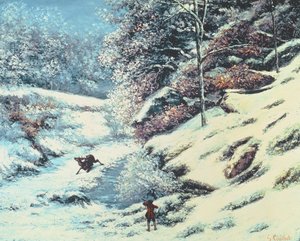 Le Cerf blessé, vers 1869