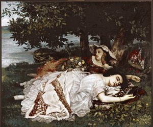 Les dames des bords de la Seine - Gustave Courbet