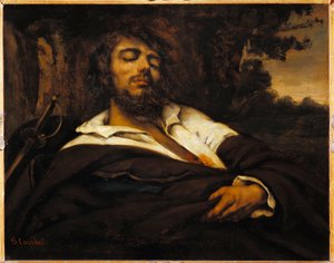 Autoportrait du peintre blessé - Gustave Courbet