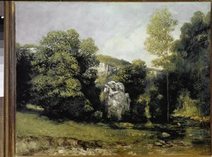 Vue de la rivière Brême - Gustave Courbet