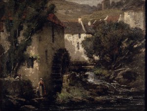Moulin à eau - Gustave Courbet