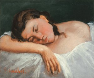 Jeune fille endormie, 1847 - Gustave Courbet