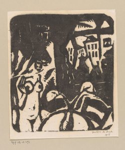 Intérieur avec femme nue et fenêtre - Gustave De Smet (signed by artist)