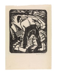 Néerlandais : récolteur de pommes de terre ou fermier - Gustave de Smet
