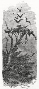 Un enterrement céleste celtique, 1866 - Gustave Dore
